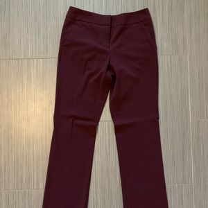 Burgundy Dress Pants - NY & Company- Size 4 Tall